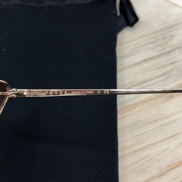 Prada Ultravox Silver PR64US Cat Eye Sunglasses - Picture 5 of 9